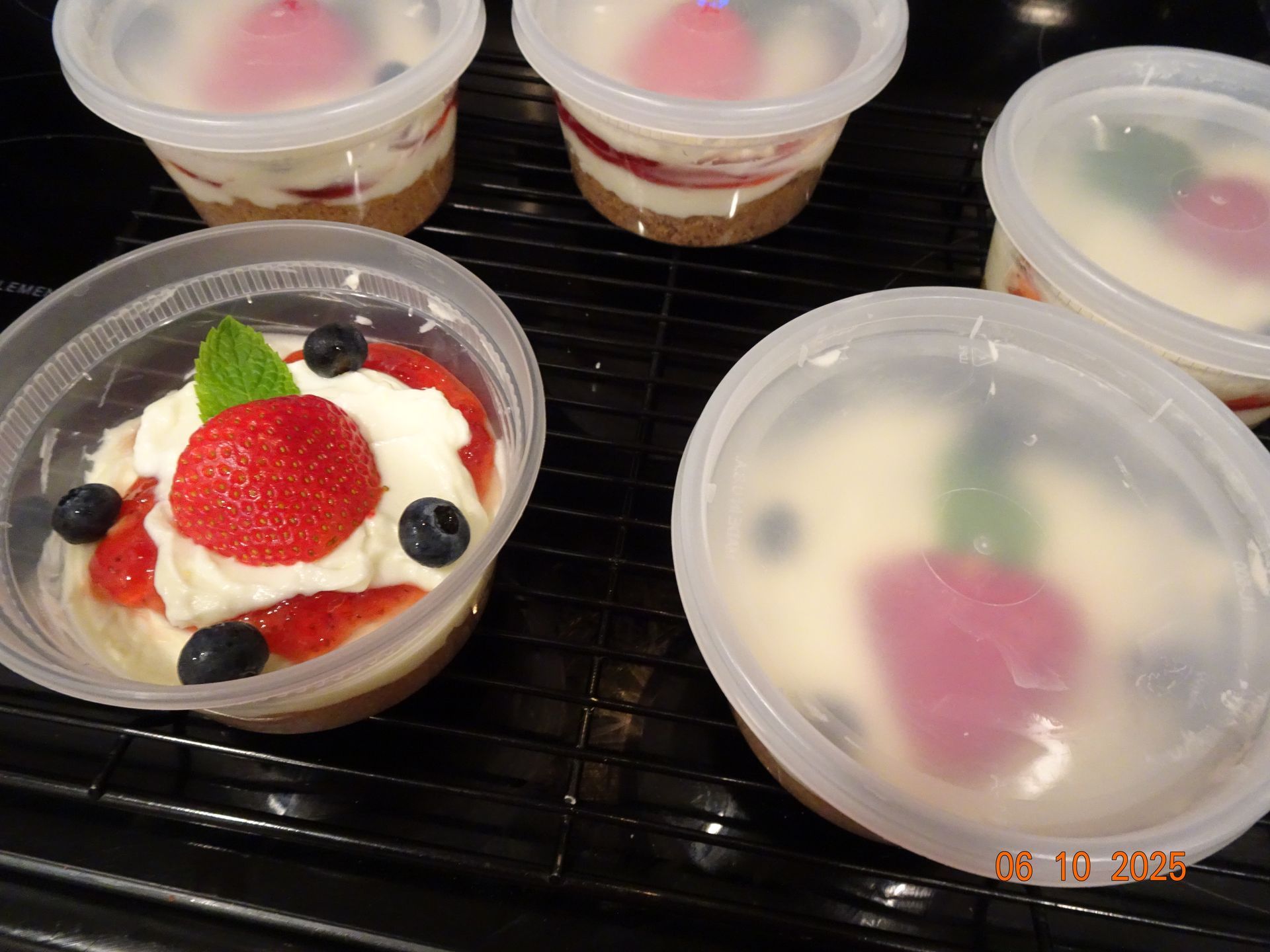 Mini Strawberry Cheesecakes