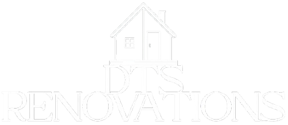 Logo for DVS Renovations: a house outline above the company name.