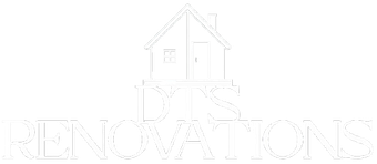 Logo for DVS Renovations: a house outline above the company name.