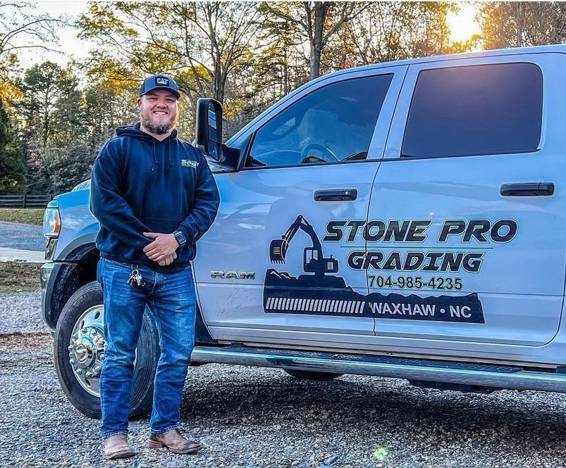 Stone Marcham, owner and founder of Stone Pro Grading, LLC