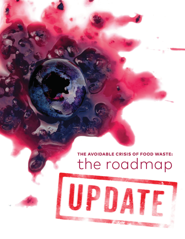 A blueberry is on the cover of the Second Harvest roadmap update