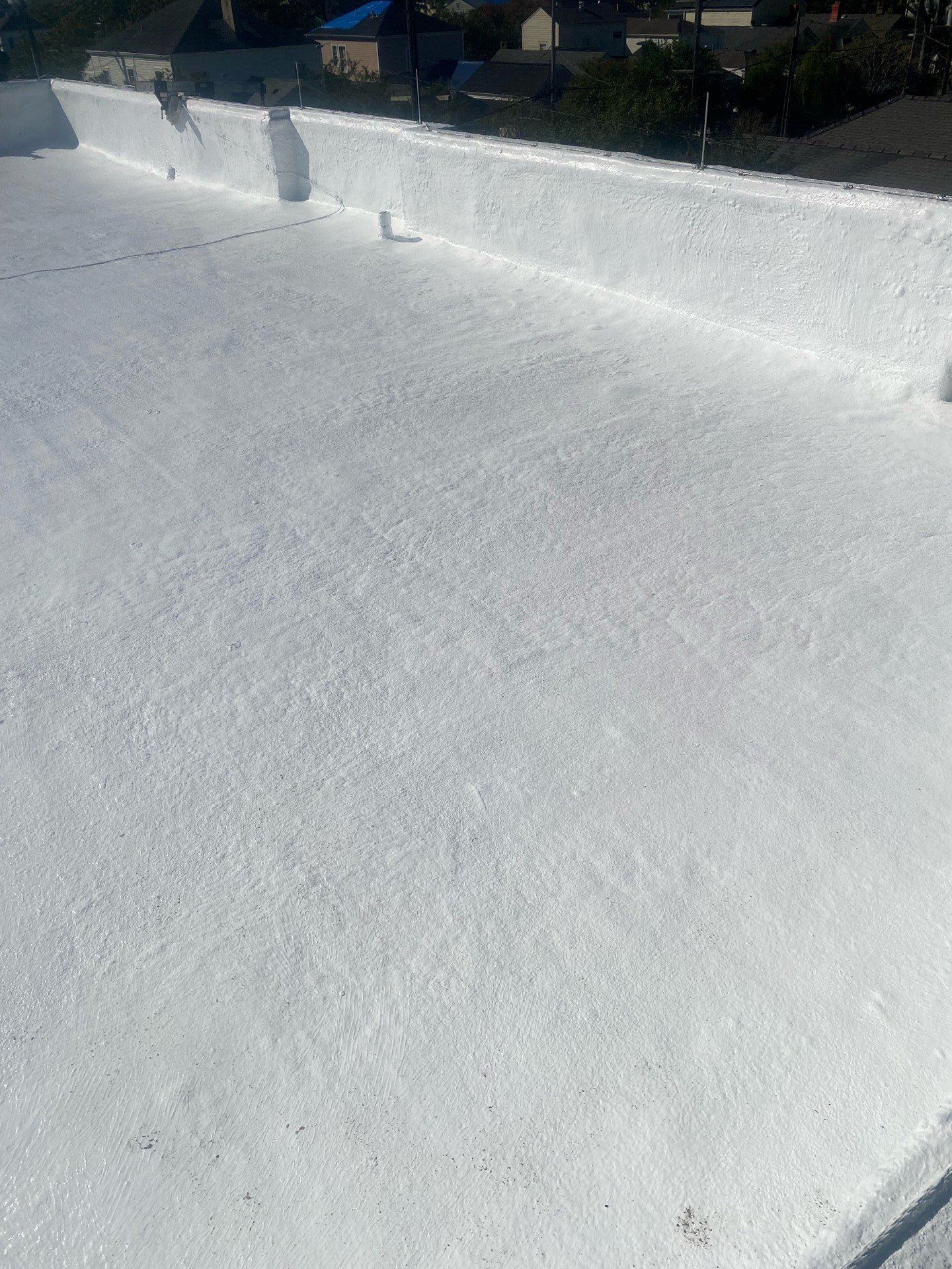 Spraying Foam Insulation On Roof — Gretna, LA — Brandt Industries