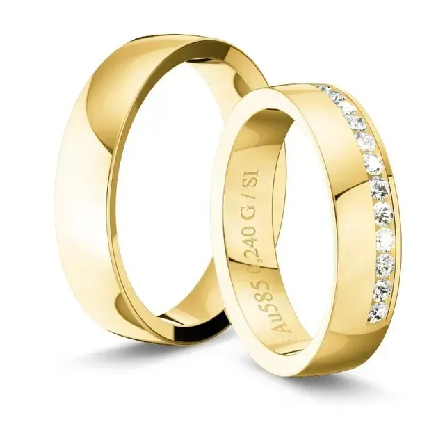 Fanatsie III trouwringen in Utrecht bij Juwelier Sluijsmans