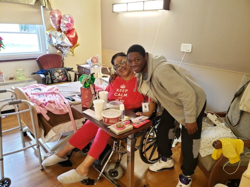 Happy Student Athlete and Elder