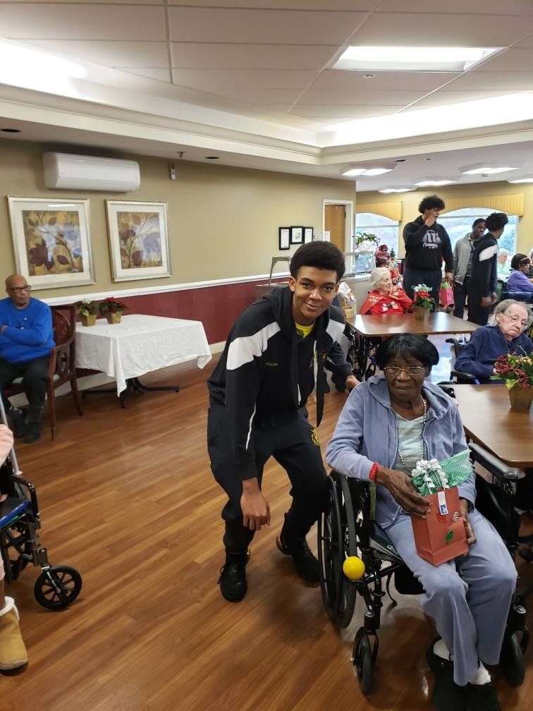 Student Athlete With an Elder