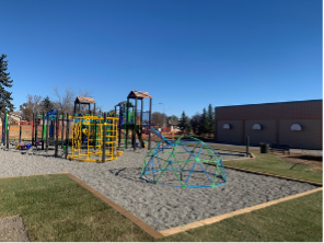 Playground at St. Rose of Lima Catholic School.