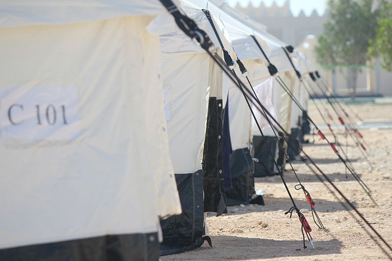 Tents for refugees