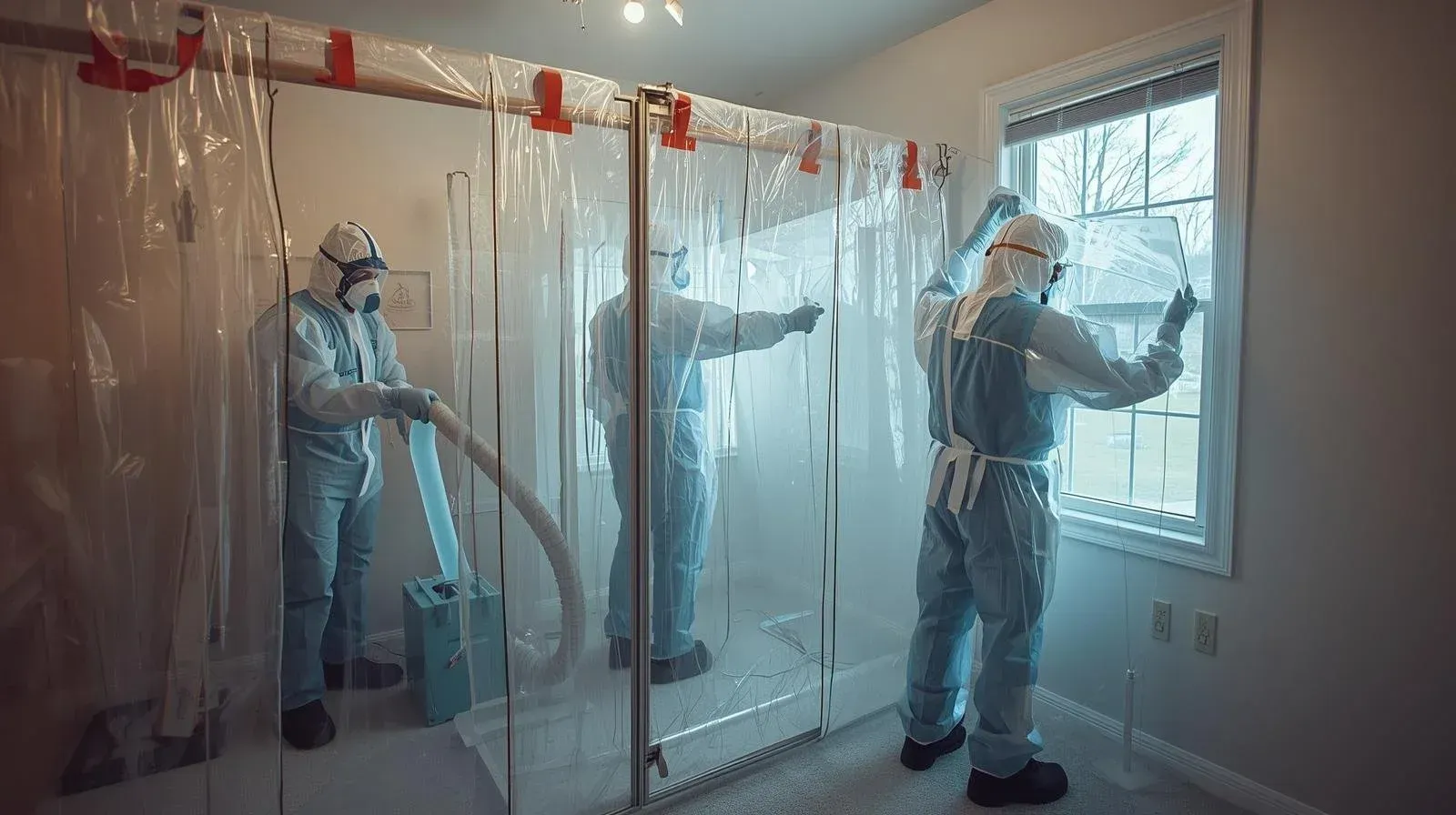 Block of layered, gray-and-black asbestos minerals with visible fibrous texture.