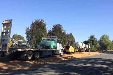 Vacuum Excavation trucks — Drilling, excavation and earthworks in Kiama, NSW