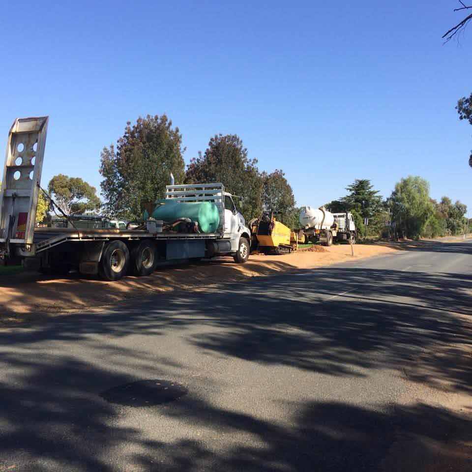 Bedroxk Drilling trucks — Drilling, exacavation and earthworks in Kiama, NSW