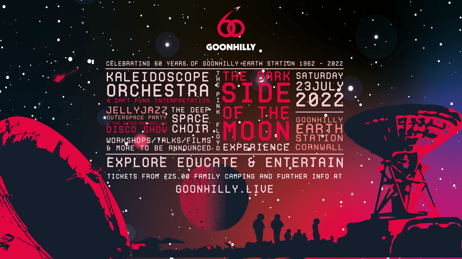 Goonhilly's 60th Celebrations poster