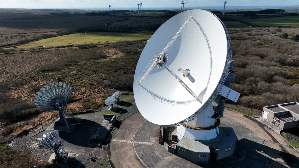 Sunrise viewed from space over the Earth's horizon. UK Space Agency goes global with 23 new projects
