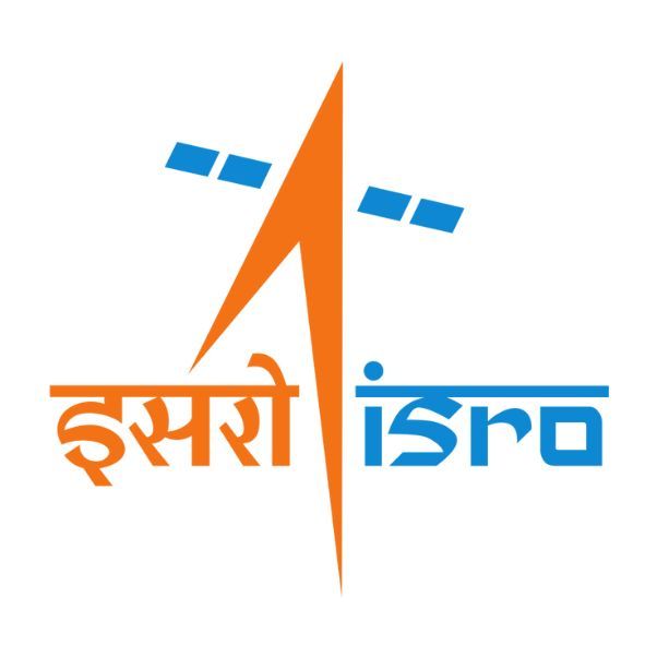 ISRO (the Indian Space Research Organisation) logo