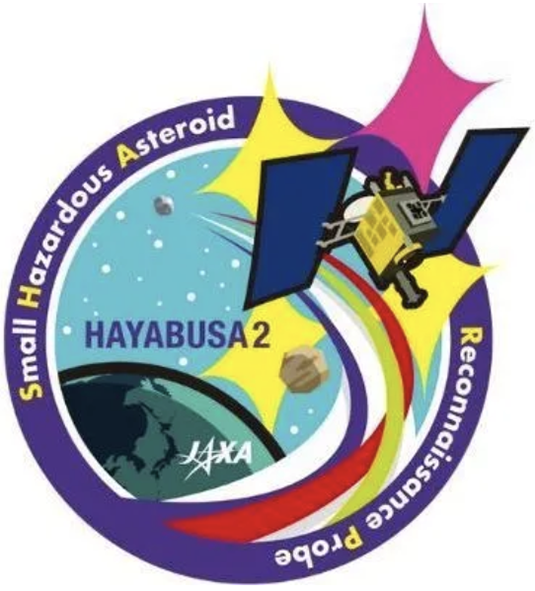 JAXA (Japanese Aerospace Exploration Agency) Hayabusa-2 mission logo