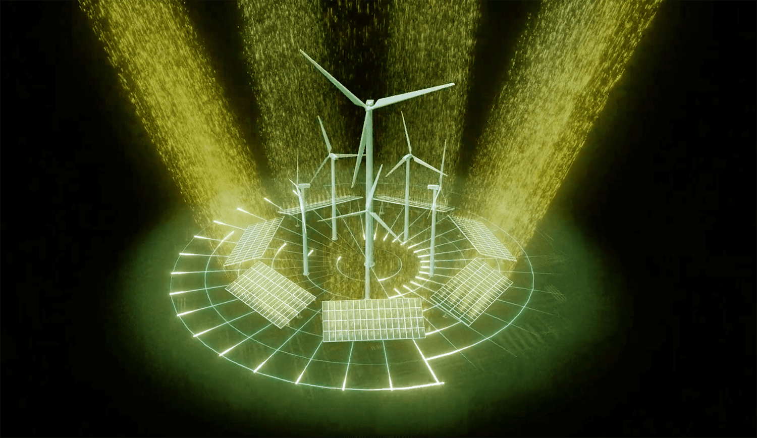 CGI Image of Renewable energy
