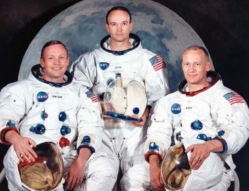 NASA PR photo : Neil Armstrong, Buzz Aldrin, and Collins