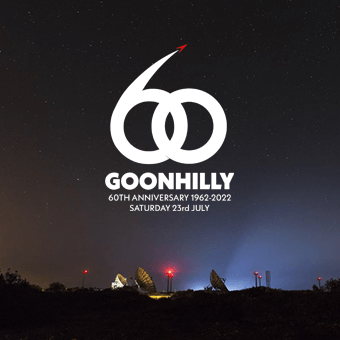 Logo for Goonhilly's 60th