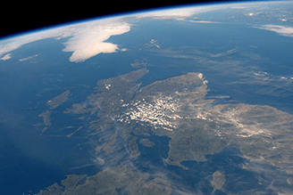 ISS View Scotland and Shetland Isles