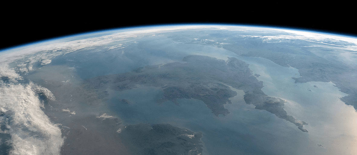 UK from International space station (ISS)