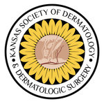 A logo for the kansas society of dermatology and dermatologic surgery