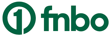 The fnbo logo is green and white on a white background.