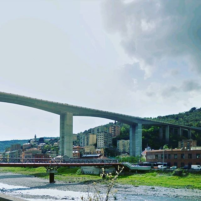 viadotto prima del montaggio del ponteggio