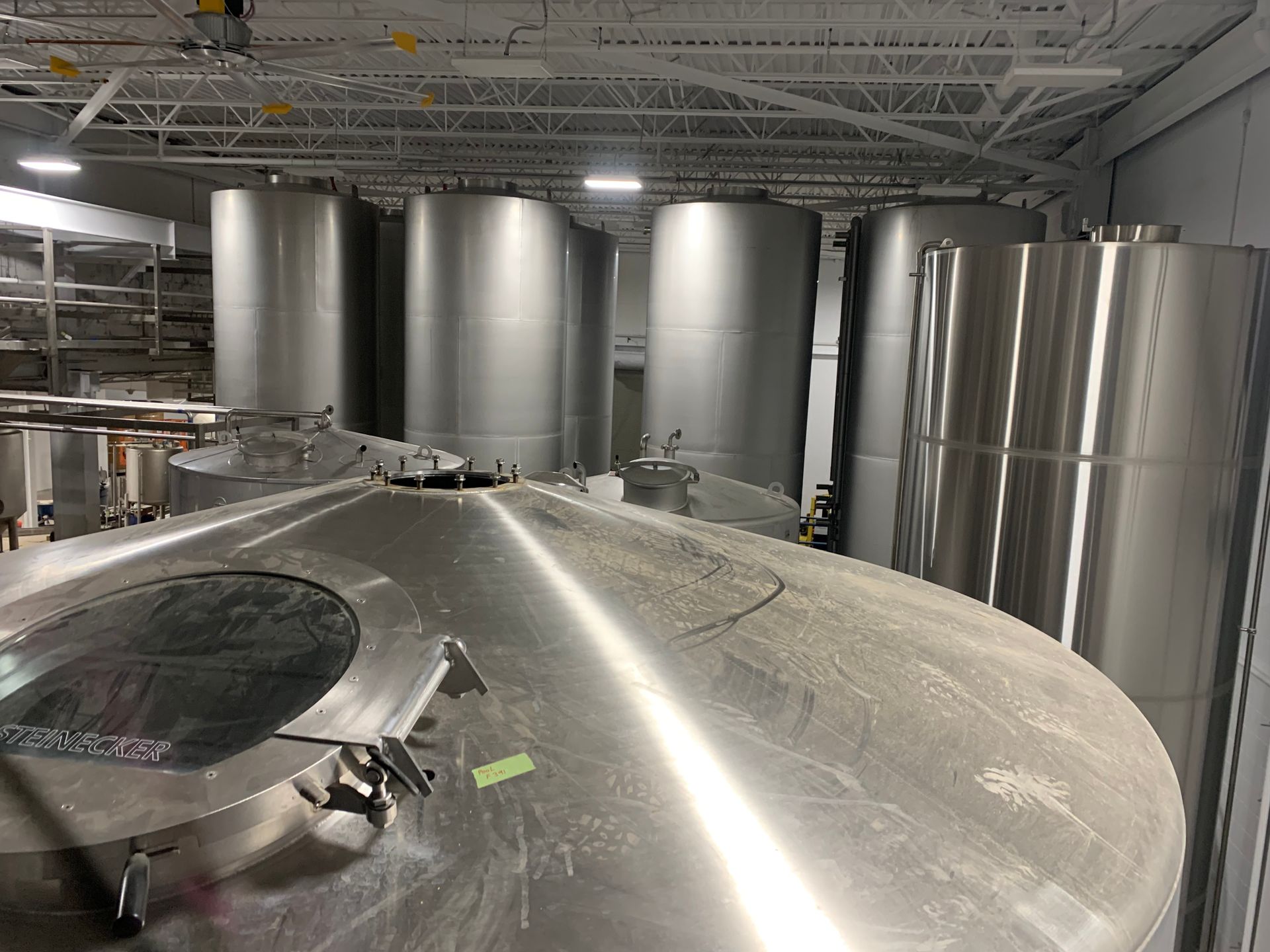 Metal Cylinders In An Industrial Building – Savannah, GA – CaM Piping and Welding, LLC