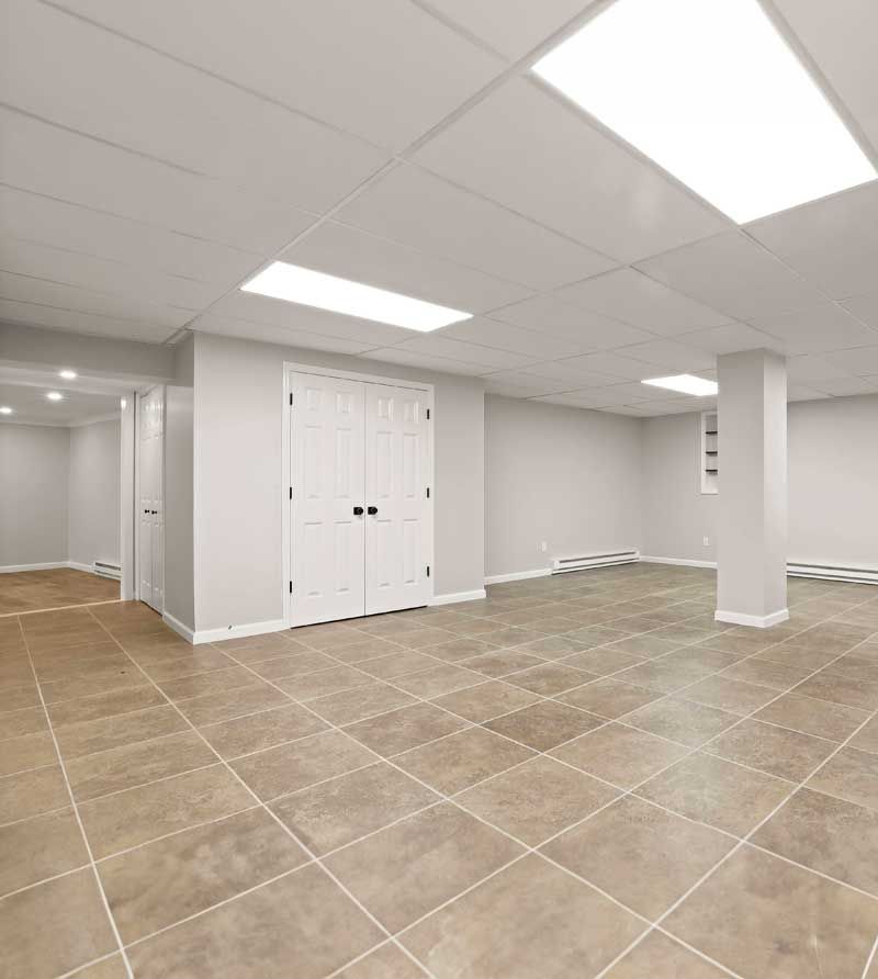 Newly Renovated Basement — Westchester, NY — Precision TMS Home Improvement & Masonry
