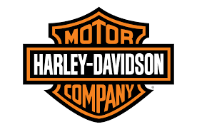 The harley davidson company logo is on a white background.