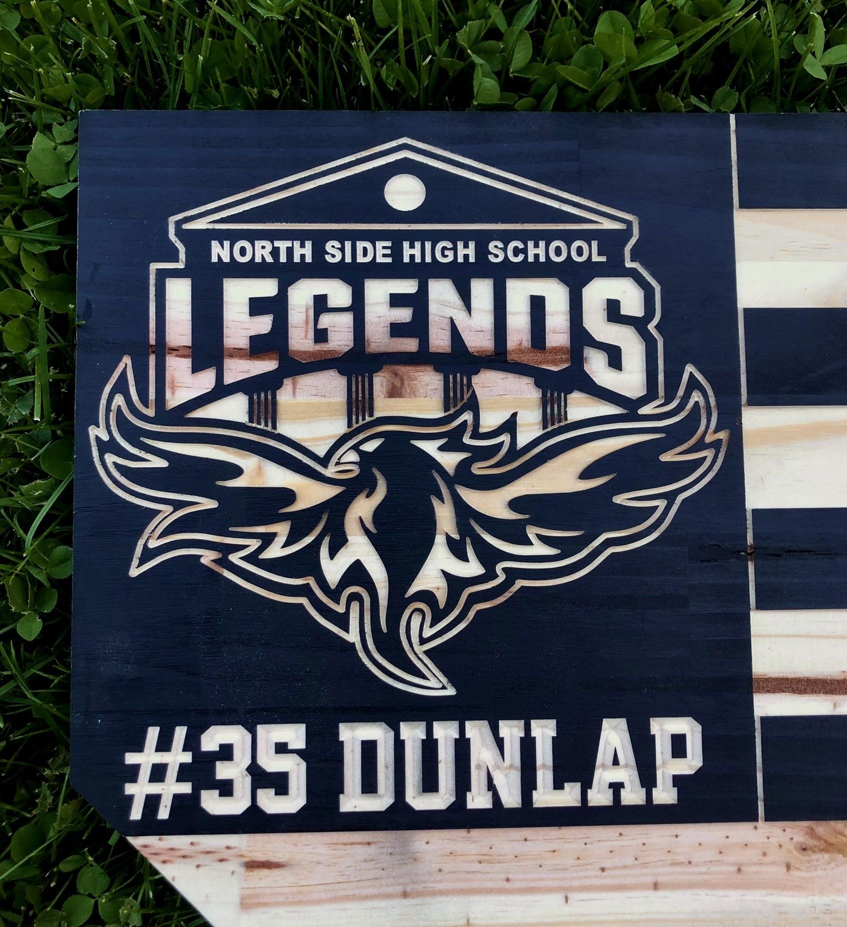 Personalized Home Plate - 1 Color