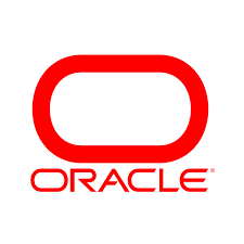 Oracle logo: Red rounded rectangle over the company name