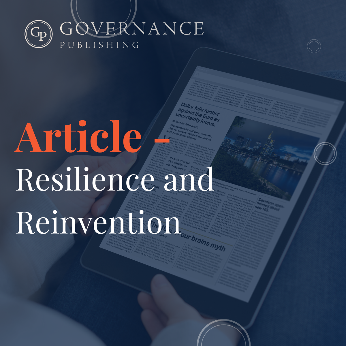 Resilience and Reinvention