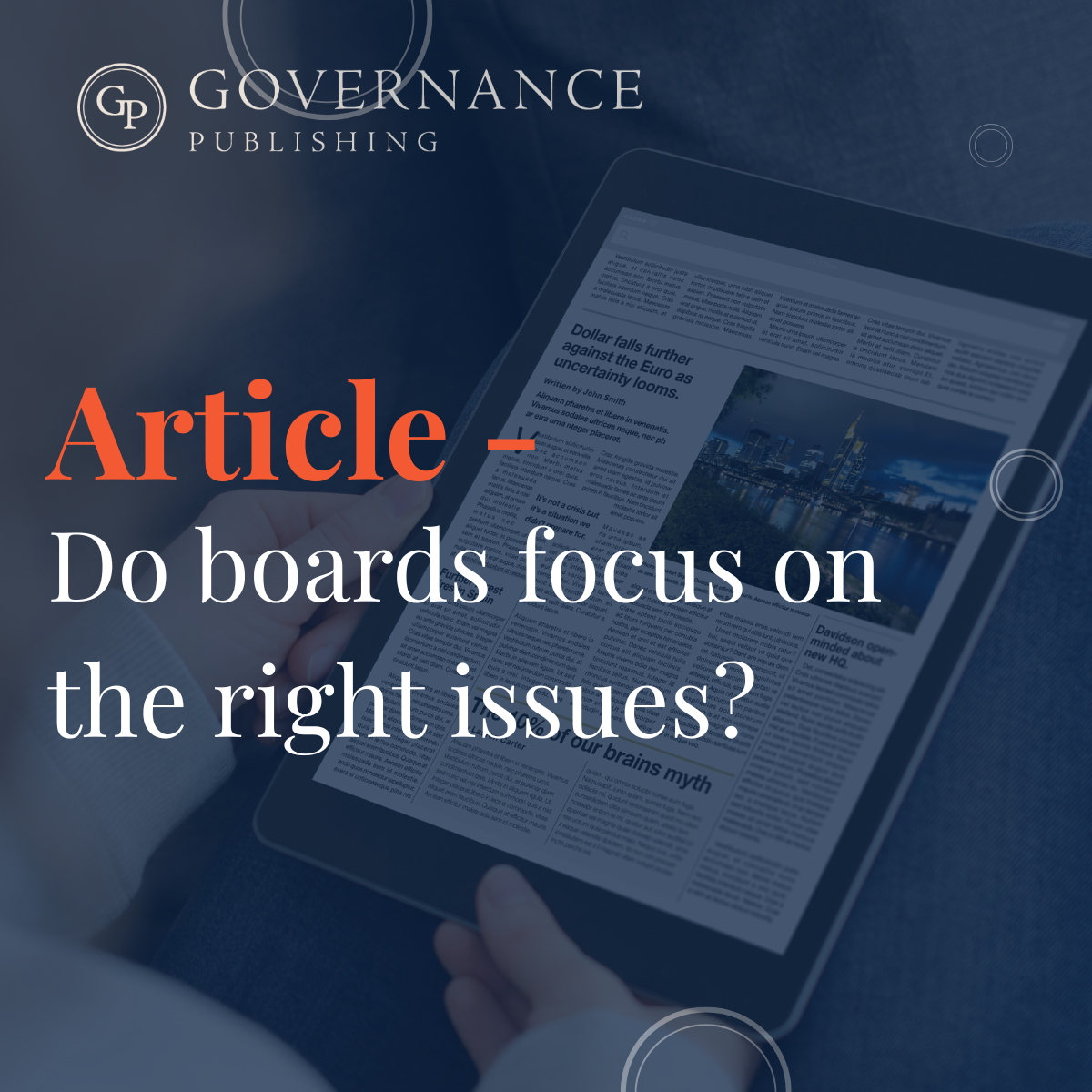 Do boards focus on the right issues?