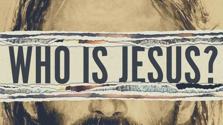 A poster that says who is jesus on it