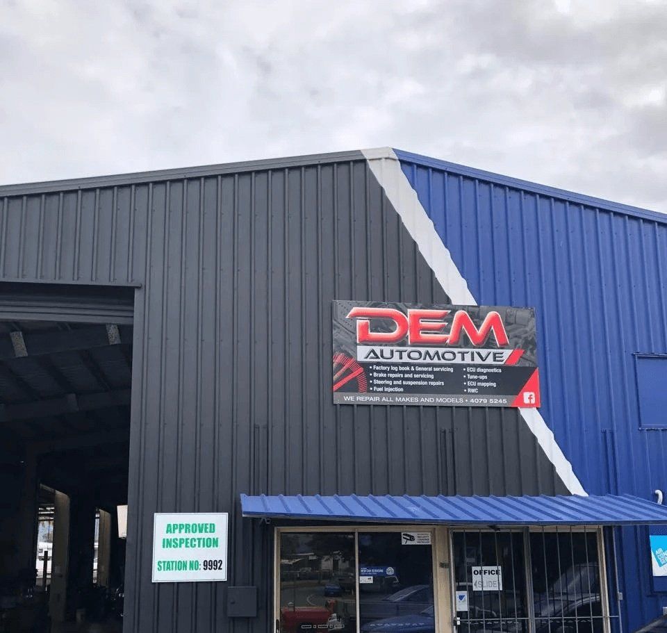 DEM Automative Workshop Front