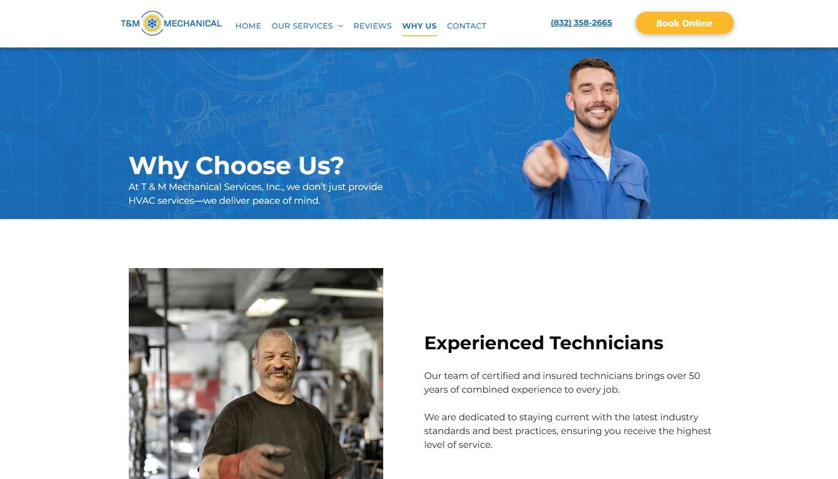 Why Choose T & M Mechanical Services, Inc.?
