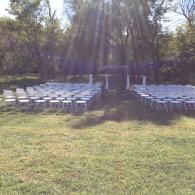 outdoor wedding ceremony