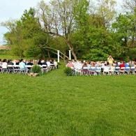 outdoor wedding ceremony