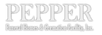 Logo for Pepper Funeral Homes & Cremation Facility, Inc. in grey.