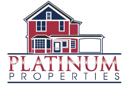 Logo: Red house with a blue roof, 