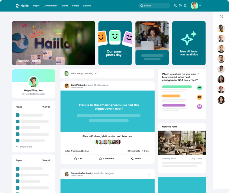 A screenshot of a website called hallo.