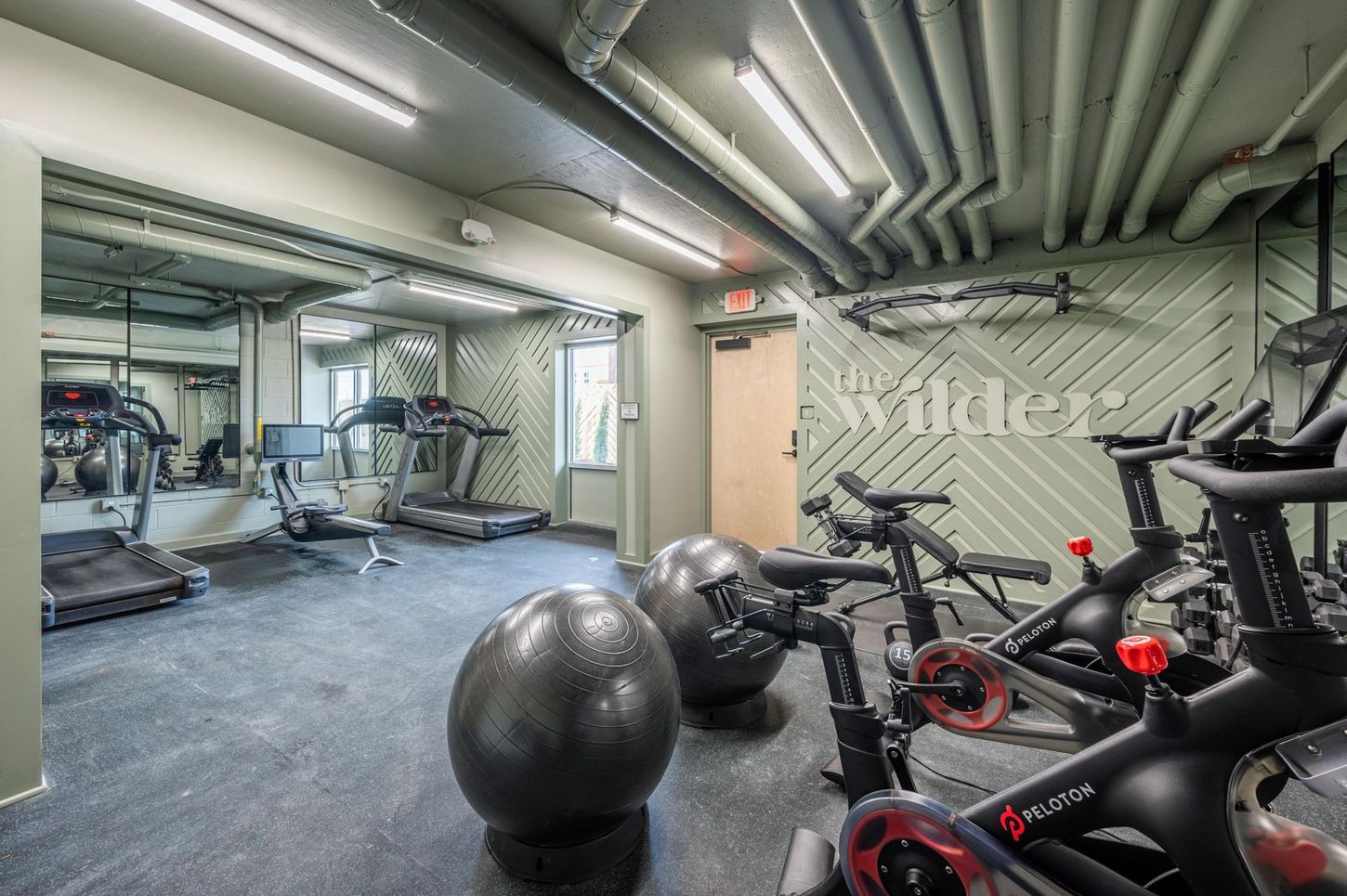 Photo showing gym room