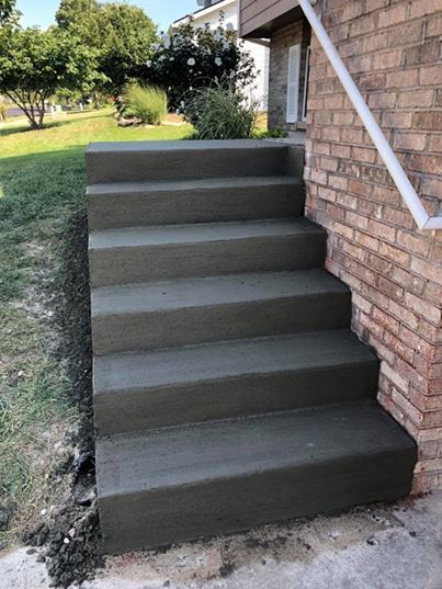 Concrete Step installation in Jefferson City