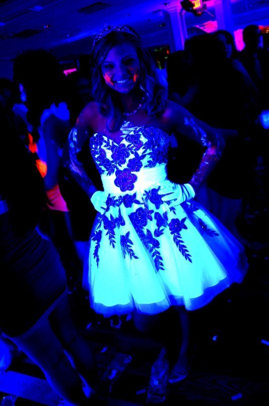 Glow in the dark dress