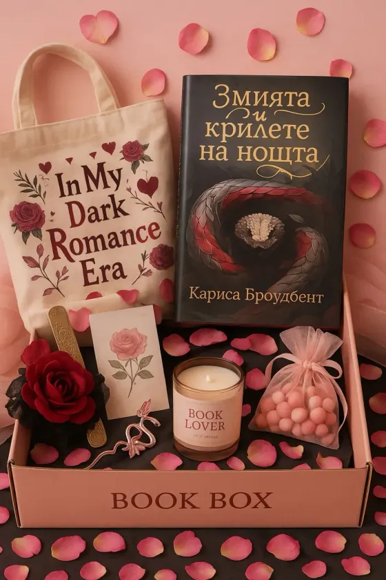 книжна кутия роментъзи,  Romantasy Blush book box, книжни кутии България