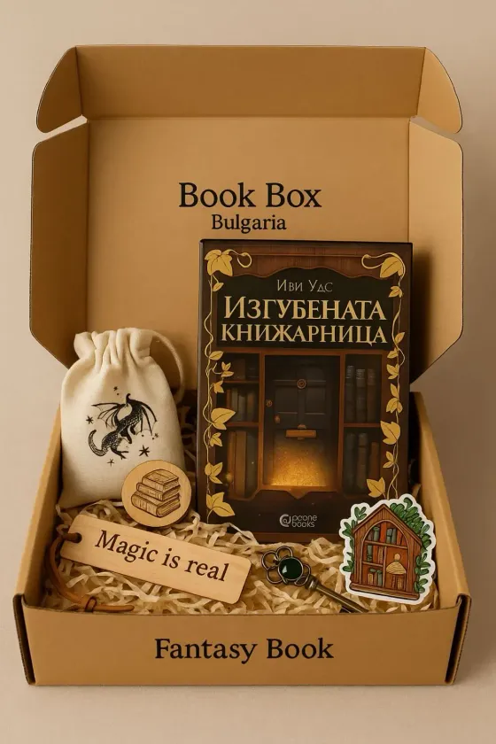 Кутия с книга в жанра фентъзи книжни кутии българия
