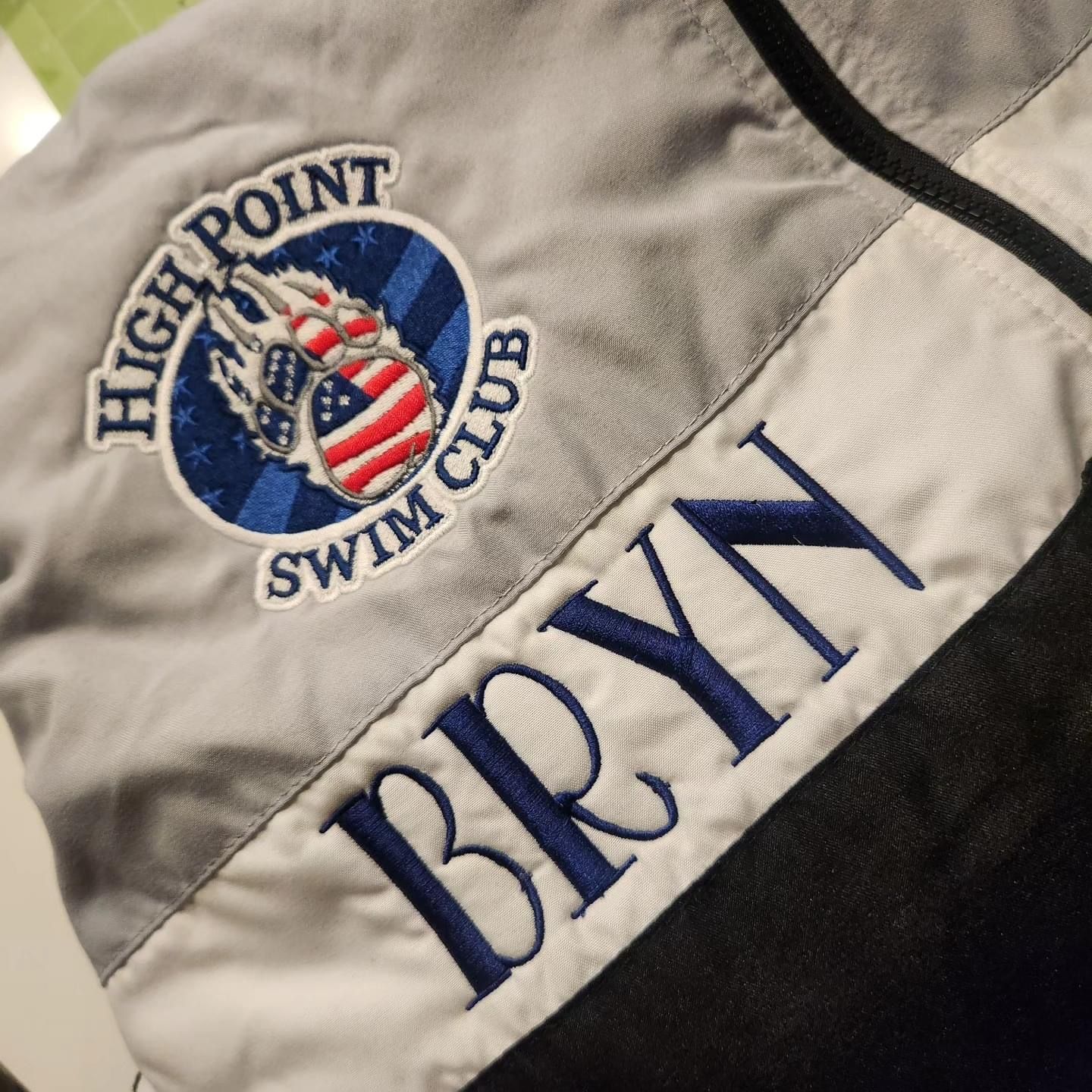 A jacket with the name bryan embroidered on it