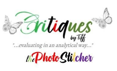 A logo for critiques by tiff the photo stitcher