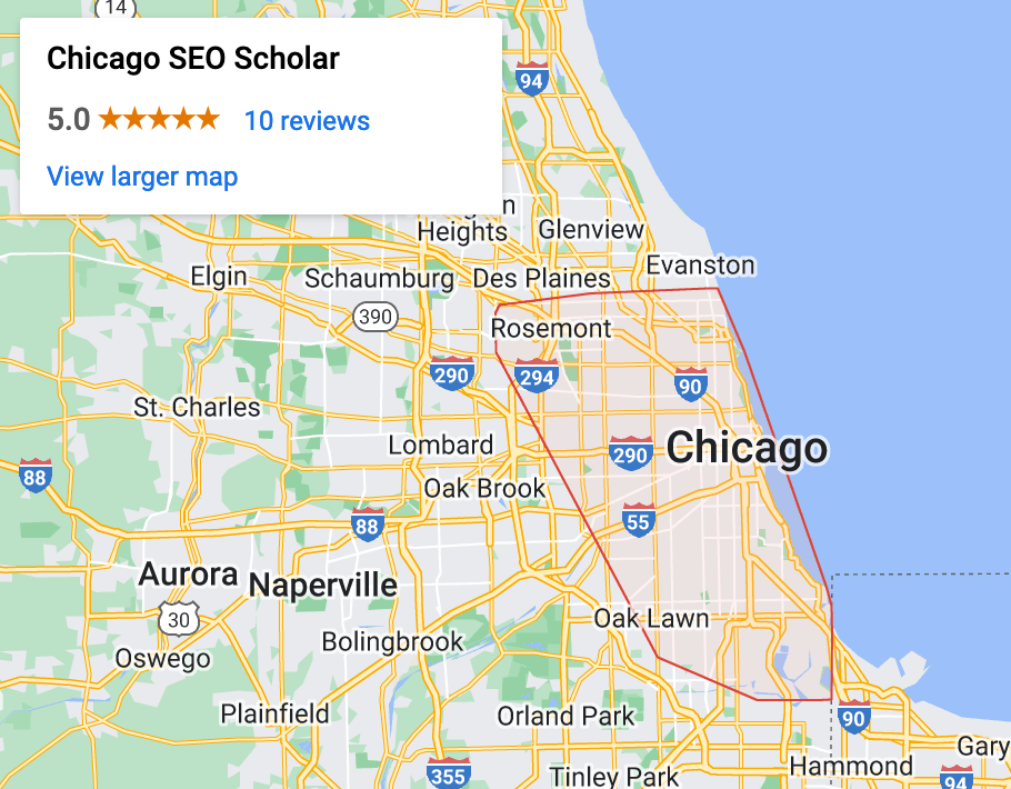 Google Maps for Chicago SEO Scholar