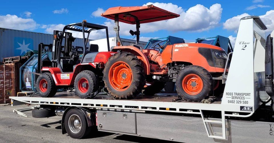 transporting machines